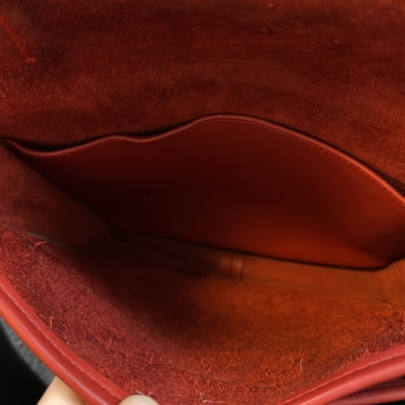 Coach Red Station Bag Leather GVC Authentic - Picture 7 of 9